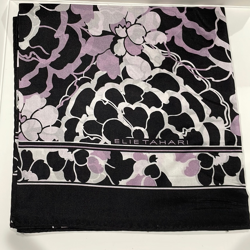 Brand New Elie Tahiti Silk Scarf